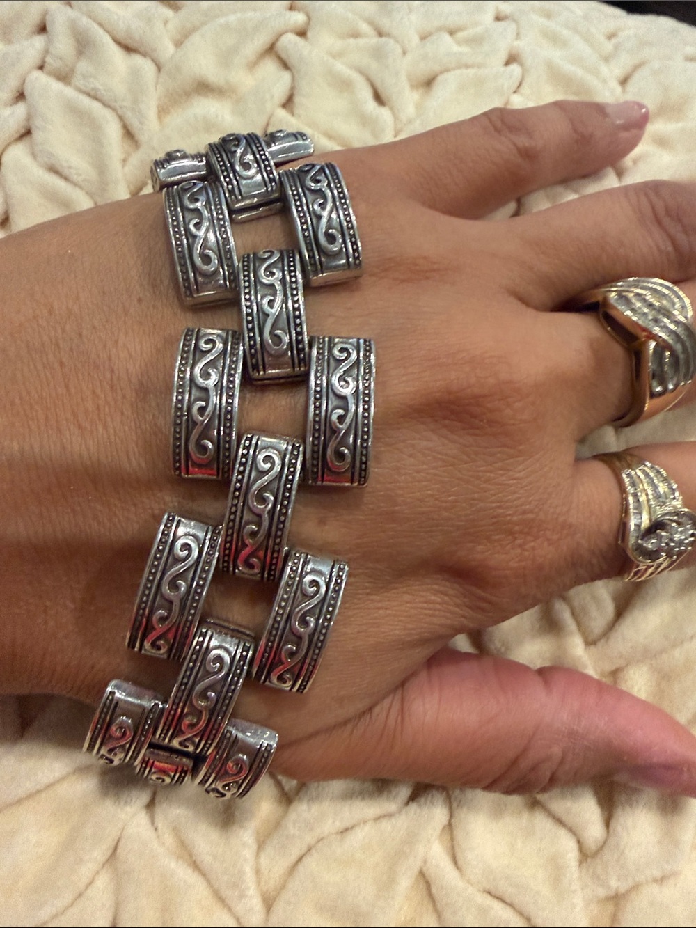 Brighton Silver Decorative Link Bracelet - Picture 14 of 14